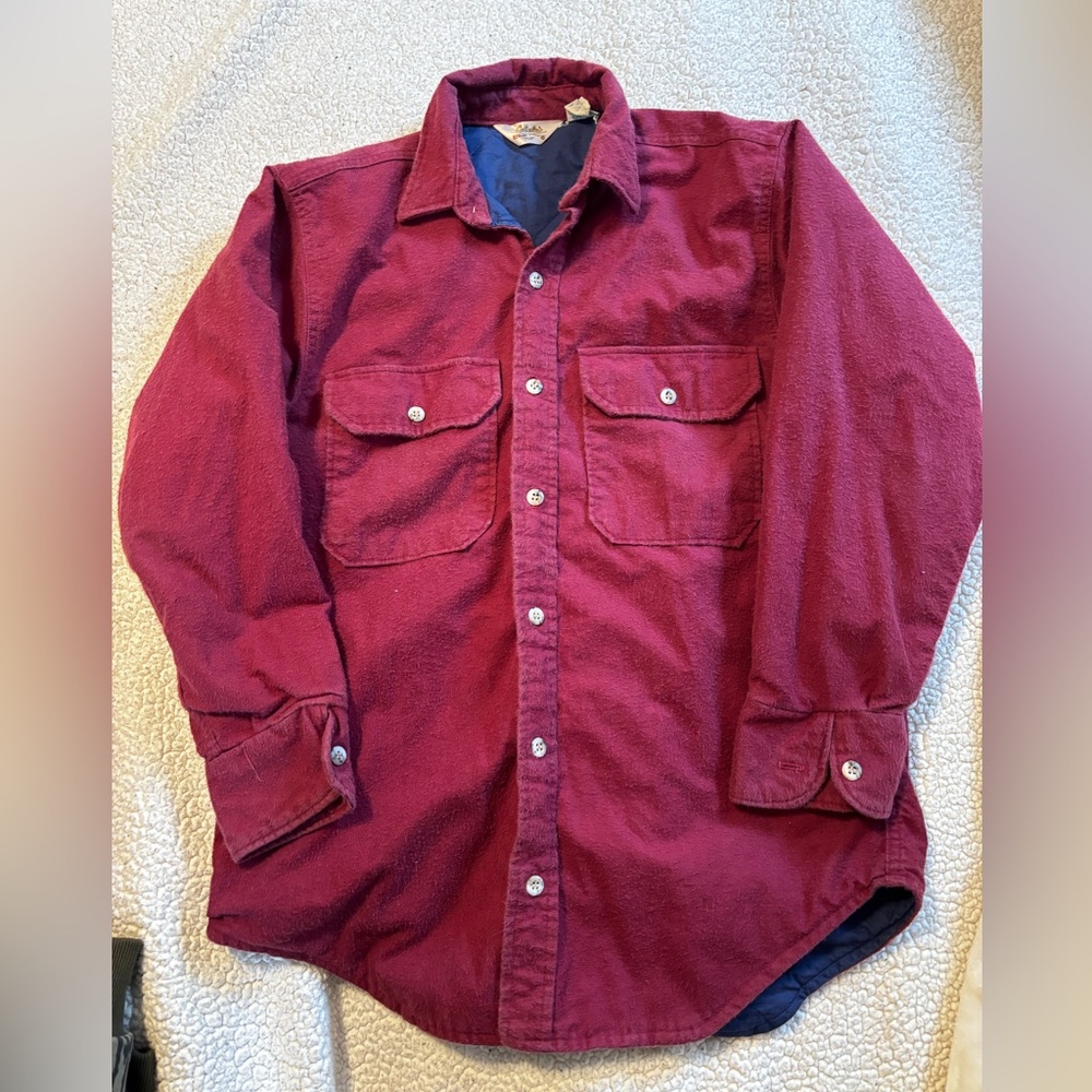 Vintage men’s cabelas flannel button